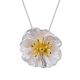 Blooming Poppies Flower Pendant without Necklace for Women - Inar Store