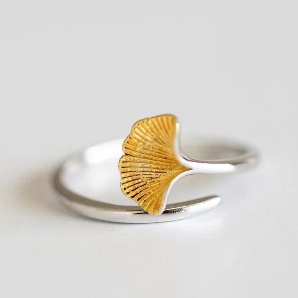 Ginkgo biloba flowers Ring