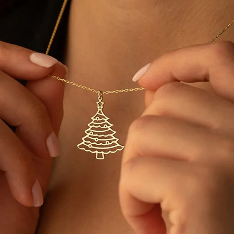 Christmas Tree Necklace