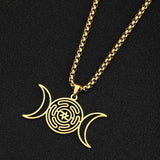 Flower of Life & the Moon Necklace