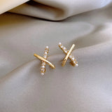 Small X-shape Earrings