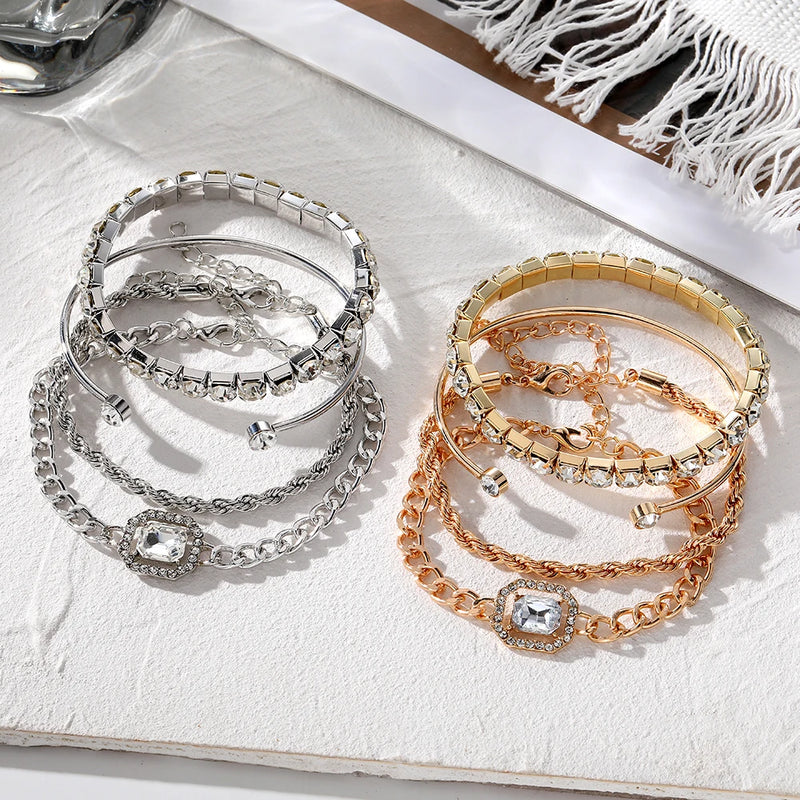 4 Piece Luxurious Bracelets Set