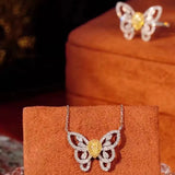 Fairy Butterfly Set Ring & Necklace