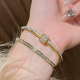 High-end 18K Golden Titanium Steel Bracelet