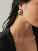 The Half Round Ball Earring