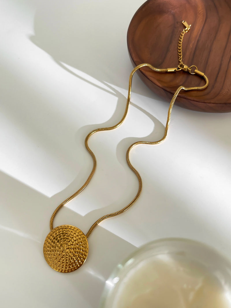 Gold Stone Necklace