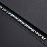 Created Blue Spinel Bracelet