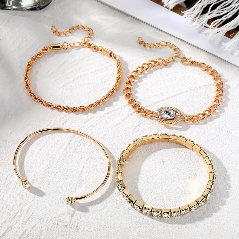 4 Piece Luxurious Bracelets Set