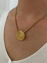 Gold Stone Necklace