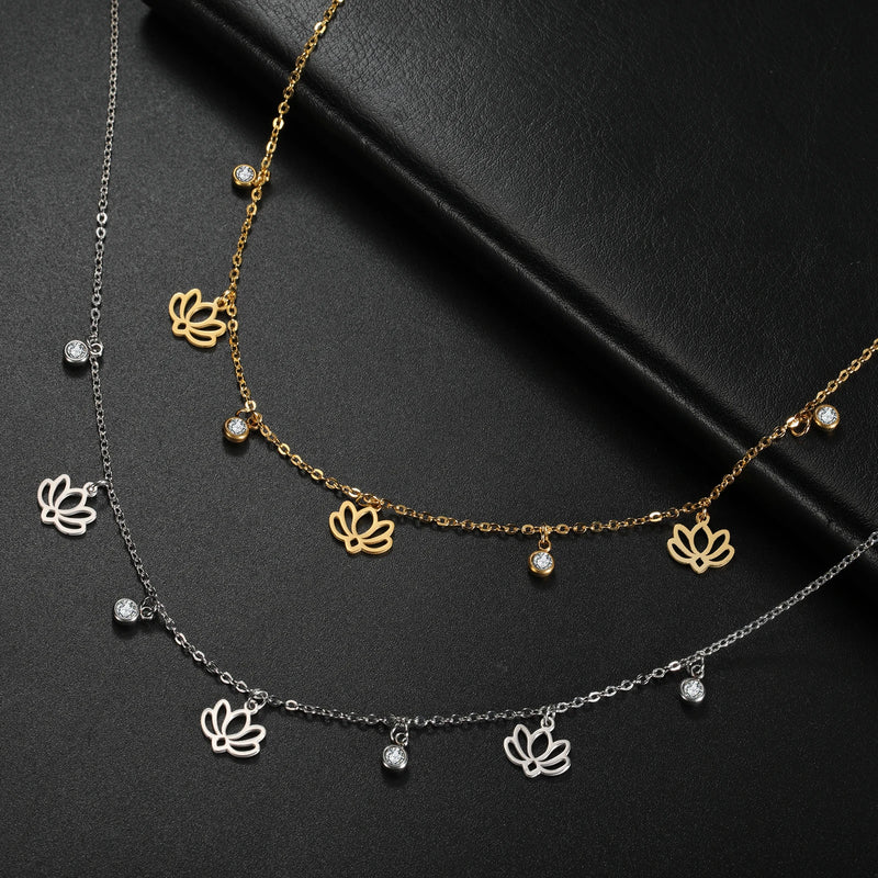 Lotus Flower Necklace