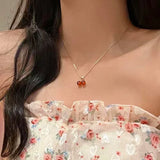 Red Cherry Necklace