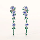 Blue Flower Earrings