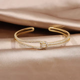 Luxury Full Zircon Knot Bracelet