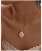 Virgin Mary Necklace Pendant