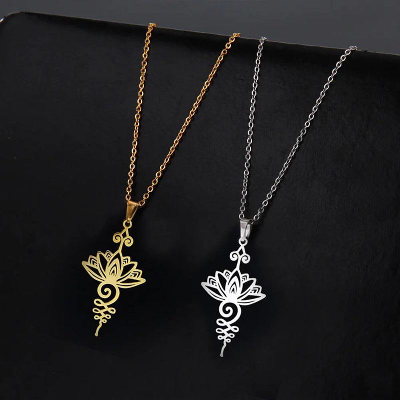 Unalome Pendant Necklace