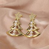 Christmas Pearl Earings