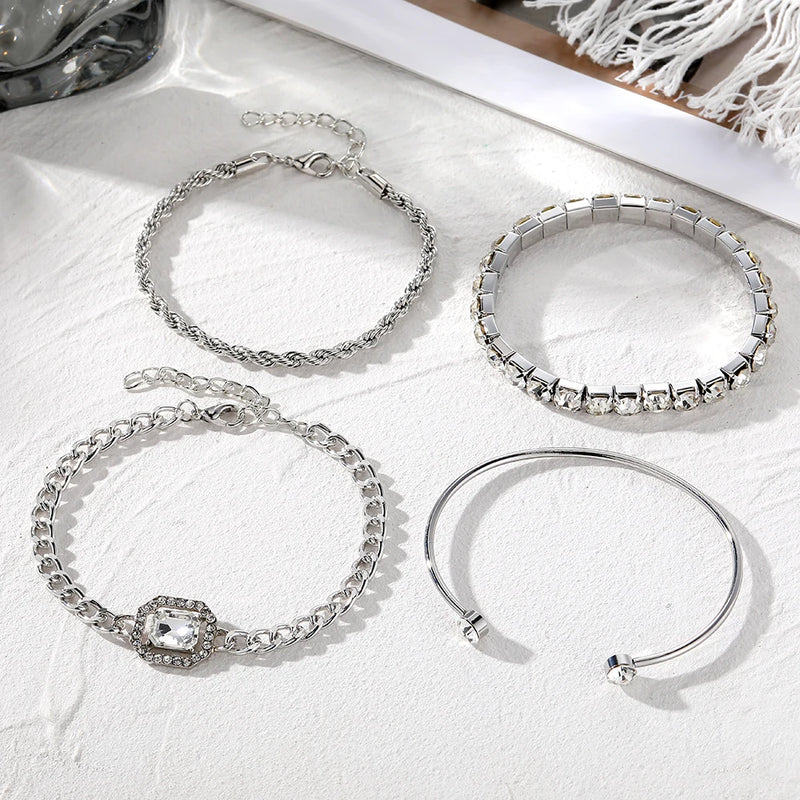 4 Piece Luxurious Bracelets Set