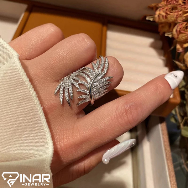 Feather Design Ring