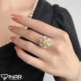 Flower Crystal Rings