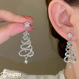 Christmas Tree Drop Earrings