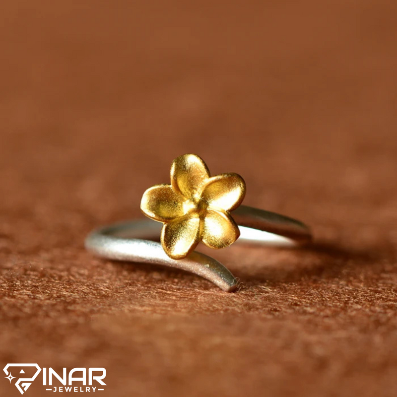 Golden Flower Ring