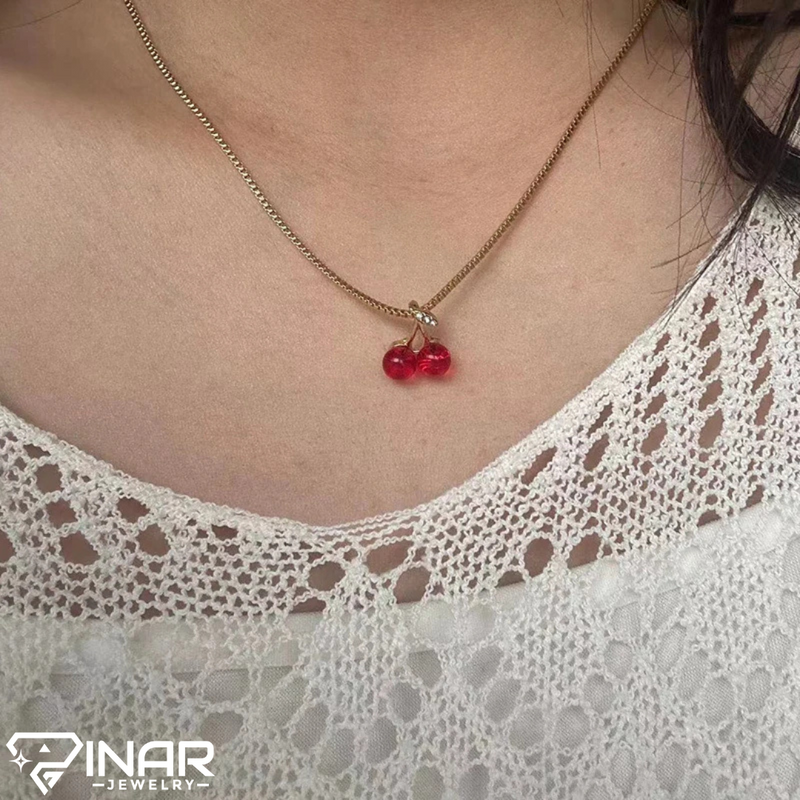 Red Cherry Necklace